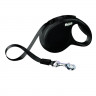 FLEXI Рулетка NEW CLASSIC XS ремень 3 м до 12 кг, чёрный