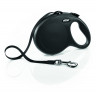 FLEXI Рулетка NEW CLASSIC L ремень 8 м до 50 кг, чёрный