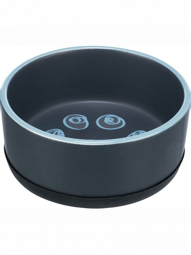 Trixie Миска керамическая с резинкой 0,75л/16см цвета в ассортименте