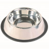 Trixie 24854 Миска металлическая с резинкой 1,75л*23/30см