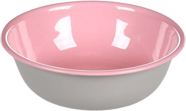 FLAMINGO Миска стальная для кошки NELL, 350 мл/ 13 см розовый 