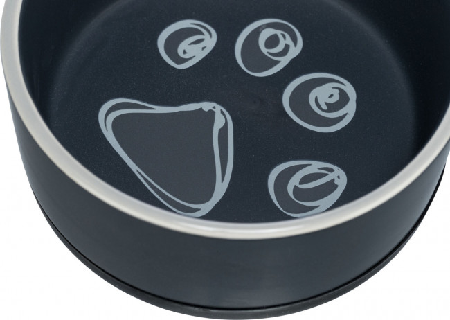 Trixie Миска керамическая с резинкой, 0.75 л/ф 16 см, цвета в ассортименте Trixie Миска керамическая с резинкой, 0.75 л/ф 16 см, цвета в ассортименте