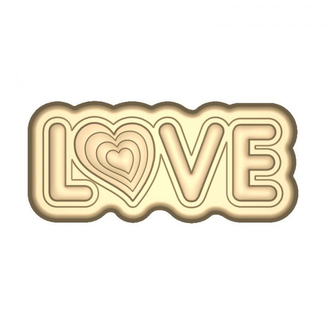 "Love" молд из толстого пластика для мыла и шоколада "Love" молд из толстого пластика для мыла и шоколада