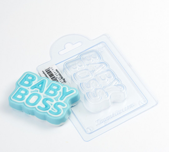 Baby Boss молд из толстого пластика для мыла и шоколада Baby Boss молд из толстого пластика для мыла и шоколада